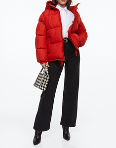 เสื้อโค้ทขนเป็ดแบบสั้นสำหรับฤดูหนาว น้ำหนักเบาพิเศษ ปักลายเชนิลล์ บุนวม ระบายอากาศได้ดี สำหรับผู้ชาย - Product Image 4