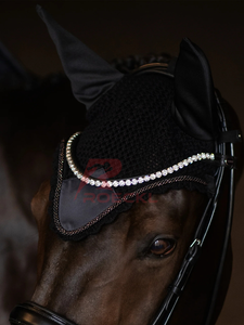 Cómodo, ligero, gorro de oreja de caballo de ganchillo, tela lavable transpirable, fabricación de Pakistán, protector elegante, gorro de mosca - Product Image 6