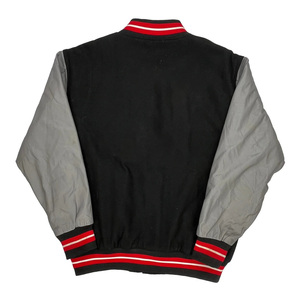Veste de safari varsity à col montant personnalisée pour hommes en gros - Product Image 2
