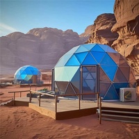 Maisons préfabriquées, capsules, cabines japonaises miniatures, glamping, dôme géodésique en verre, serre verte pour l'hiver