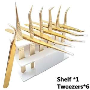 Professionnel tous les types de manucure personnalisée extension de cils de marque privée pince à épiler marque privée extension de cils personnalisée pointe en fibre - Product Image 2