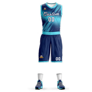 Services OEM, uniforme de basket-ball de style moderne, haute qualité, design personnalisé, unisexe, antibactérien, toutes saisons, polyester BSCI - Product Image 5