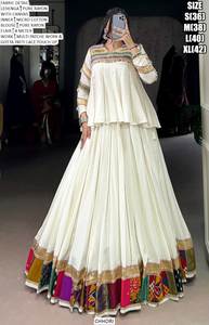 Lehenga Choli Moderno de Diseño con Parches Múltiples en Tela de Rayón Puro, de Secado Rápido, para Bodas, RADHE EXPORTS - Product Image 6