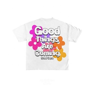 เสื้อยืดโอเวอร์ไซส์สำหรับผู้หญิงพิมพ์ลายออกแบบได้ตามที่ต้องการ | บริการ OEM - Product Image 3