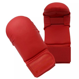 High Quality Lightweight Leather Karate Mitts Top Selling for Training Martial Arts <b>Punching</b> Workout Made in Pakistan - Product Image 1