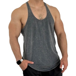 Camiseta Deportiva sin Mangas para Hombre, Lisa, OEM, Precio Bajo, Transpirable, Talla Grande, para Fitness, Baloncesto, Running, Yoga, Secado Rápido, Ropa de Entrenamiento - Product Image 4