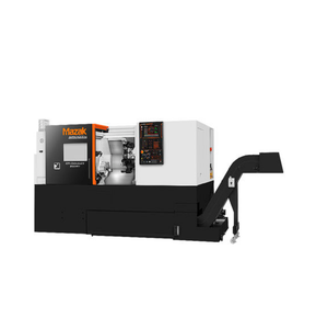 Centro de torneado CNC Mazak serie QT-P listo para trabajar, con un tamaño compacto de 1395 mm y husillo integral de alta precisión. - Product Image 4