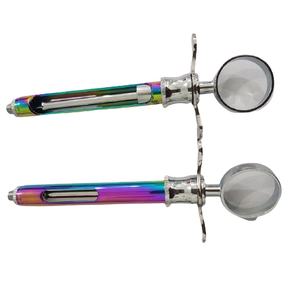 Seringue aspirante manuelle en acier inoxydable pour cartouche dentaire, équipement dentaire manuel de haute qualité, Narham Enterprises - Product Image 3