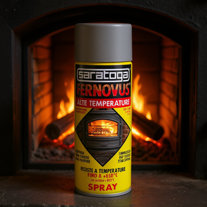 SARATOGA Fernovus Spray de Diseño Industrial para Estufas, 400ml, Acero Inoxidable, Resiste hasta 650°C con Puntas Internas a 800°C - Product Image 3