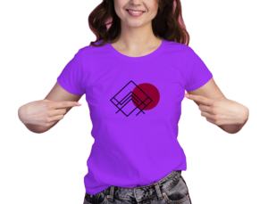 Camiseta de algodón puro con estampado digital para mujer, camiseta de manga corta con diseño personalizado de primera calidad, a la moda - Product Image 4