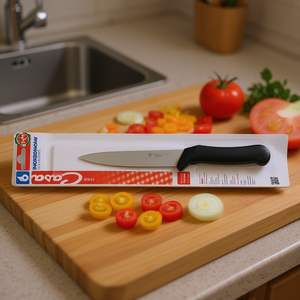 Cuchillo de Cocina CASA con Hoja de Acero Inoxidable de 16 cm, Negro y Cromado BV90770 - Product Image 3