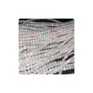 ลูกปัดกลมโอปอลเอทีโอเปียระดับพรีเมี่ยมลูกปัดอัญมณีสีดำธรรมชาติที่มีผิวเรียบทำเครื่องประดับขนาด4มม. 9มม. โดยประมาณ - Product Image 3