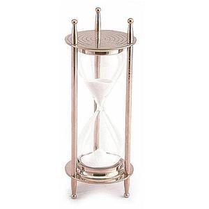 Alta calidad hecho a mano náutico latón arena temporizador brújula diseño único reloj de arena de Metal para mesa marítima calidad promocional - Product Image 4