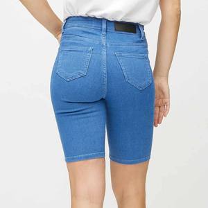 Starched <b>Jeans</b> <b>Women's</b> Shorts Fashionable Breathable Material Trendy ,Shorts For <b>Women</b> <b>Women's</b> Shorts - Product Image 3