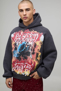 เสื้อฮู้ดดี้ผ้าฟลีซทรงปกติสำหรับผู้ชาย ปักโลโก้ตามสั่ง ผ้าฝ้าย 100% หนานุ่ม คุณภาพสูง เหมาะสำหรับใส่ในฤดูหนาว สไตล์สตรีทแวร์ - Product Image 4