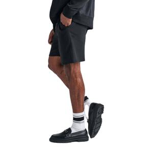 Shorts unisexes en molleton de coton et toile pour hommes, vente en gros, logo personnalisé, couleur unie, impression numérique, écologiques, taille mi-haute élastique, 2026 - Product Image 2