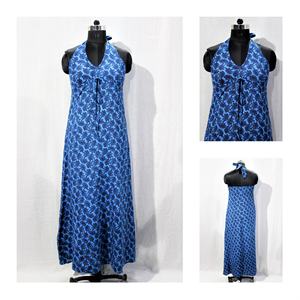 Meilleur Vente en Gros Décontracté Imprimé Floral Robe Longueur Sol Derniers Modèles Méthode Tissée Plage Prêt À L'exportation Quantité En Vrac - Product Image 2