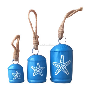 Campanas colgantes navideñas decorativas de hierro de colores a granel personalizadas a la venta en India a los mejores precios - Product Image 6