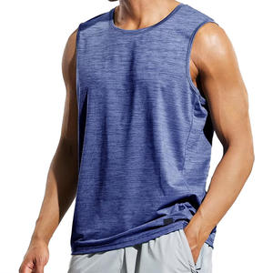 Chaleco de entrenamiento de calidad premium para hombre, camisetas sin mangas, camisetas informales de cuello cuadrado de nuevo diseñador con decoración de insignia, ropa de calle - Product Image 1