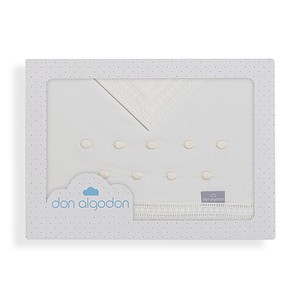 Juego de 3 Piezas de Ropa de Cama 100% Algodón con Diseño Sólido para Cochecito Modelo Zoe, Técnica de Tejido - Product Image 1