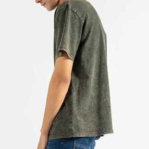 เสื้อยืดผู้ชายสั่งทำโลโก้ขายส่ง - เสื้อผ้าฤดูร้อนแขนสั้นน้ำหนักเบา สวมใส่สบาย ไม่ยับ และระบายอากาศได้ดี - Product Image 4