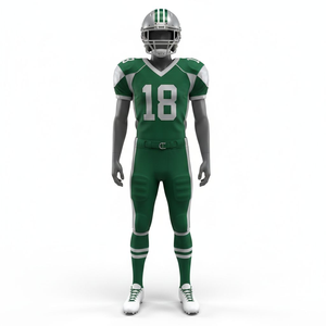 Sultan Boxing Custom Summer American Football Uniform Red Team Set Featuring Pro Style Breathable Quick Dry Short Jersey <b>Padded</b> - Product Image 1