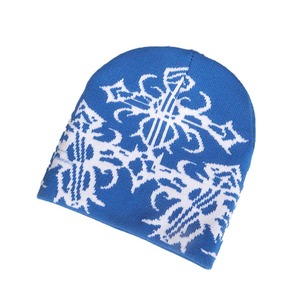 100% acrílico Beanie Street Hip Hop hombres de punto cálido invierno sombreros Beanie Hat Y2K niñas calavera Jacquard Beanie Hat para invierno - Product Image 6