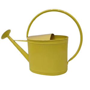 Lata de agua para jardín con regadera de metal completo de color para el hogar y el jardín interior y exterior - Product Image 1