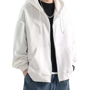 Sudaderas con Capucha Personalizadas de Estilo Urbano, Sudaderas Ligeras de Algodón Terry, Sudaderas con Capucha Holgadas y Modernas con Cierre - Product Image 2