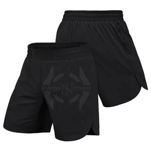 Pantalones cortos MMA para hombre de nuevo estilo 100% algodón Casual Color sólido alta calidad secado rápido personalizable hecho en Pakistán - Product Image 3