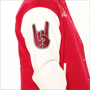 Chaqueta universitaria de tamaño personalizado de alta calidad para uso en invierno Logotipo de diseño único Bordado Tela de estambre High Street Fabricado en fábrica - Product Image 6