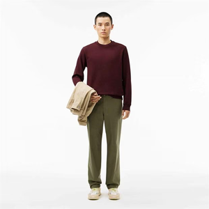 Venta al por mayor sudadera en blanco para los hombres elegante Streetwear sudadera con ajuste suelto sudadera de algodón para el invierno - Product Image 4