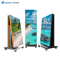 Pantalla LED Publicitaria Plegable para Interiores de Alta Calidad P2.5 P1.86 GOB Full HD 1080P con Gama de Color P3 para Exhibiciones