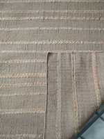 Tapis indien moderne fait main 100 % jute, léger, à rayures, tissage plat, Dhurry rectangulaire AISHA FABS pour la maison et la zone de prière