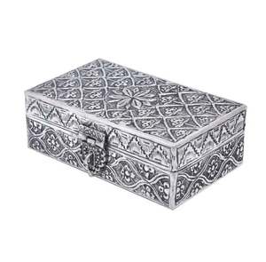 Elegantes cajas de joyería de metal de estilo europeo Cajas de baratijas creativas para elevar su colección de cosméticos - Product Image 2