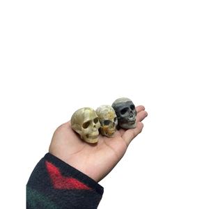 Cráneo de Ónix Natural Tallado a Mano con Forma de Abeja, 4-10 cm, Figura de Piedra Pulida, Juguete, Busto - Product Image 2