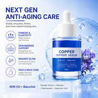 Alternative au rétinol à base de plantes pour le visage, effet resurfaçant, éclat repulpant, peptide de cuivre, marque privée GHK-Cu Bakuchiol