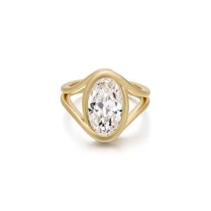 Bague de fiançailles en diamant cultivé en laboratoire de taille Celeste-Moval - Product Image 5