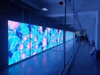 Mur vidéo LED sans soudure à pas fin P1.53 P1.86mm pour intérieur, installation fixe, écran LED couleur pour publicité commerciale