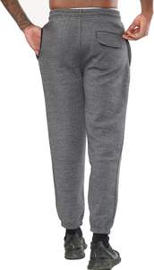 Pantalons de survêtement de sport en coton pour hommes, pantalons de jogging de sport, qualité supérieure, tissu molletonné français, poids lourd, poches de course - Product Image 5