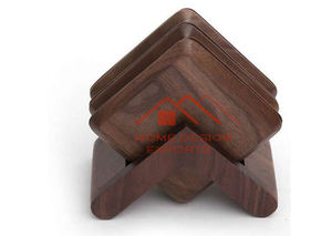 High Quality Traditional Style Coaster Set <b>Wooden</b> Rotor Design for <b>Table</b> Decoration and Kitchenware Premium <b>Wooden</b> <b>Mats</b> & Pads - Product Image 2