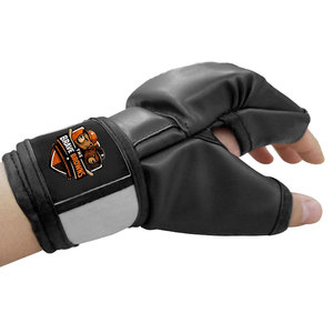 Guantes de Entrenamiento de MMA de Cuero de Primera Calidad con Diseño Ligero, Espuma Absorbente de Impactos, Agarre Fuerte, Unisex, para Uso en Artes Marciales - Product Image 3