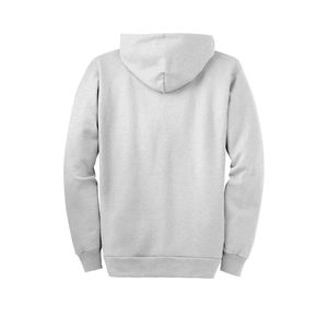 2025 unisexe hiver léger Gey pleine fermeture éclair avant à capuche coton mélangé polaire sweat de haute qualité pour des vêtements décontractés quotidiens OEM ODM - Product Image 2