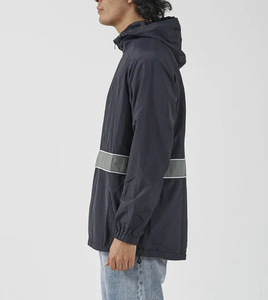 Vente en gros de vêtements d'extérieur logo personnalisé veste coupe-vent imperméable de sport en cours d'exécution pour hommes - Product Image 3