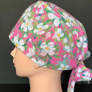 Hospital médico enfermera sombreros con botón mujeres hombres enfermera Scrubs Hospital sombrero - Product Image 2