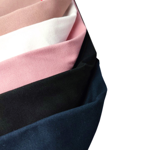 Tela de sarga tejida de Spandex 97% algodón suave orgánico 3% tejida con hilo peinado tela de sarga de algodón transpirable - Product Image 1