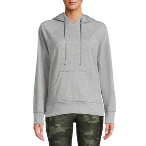 Customised Design Best Quality Women's Pullover <b>Hoodies</b> Heather Grey wholesale women pullover hoodie - Product Image 2