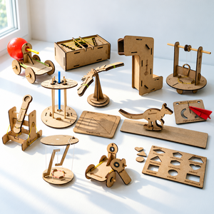 Caja de Ciencia Tinker Box, Kit de Experimentos Científicos STEM de Madera para Hacerlo Tú Mismo |   Juego de Invención Física, Juguete Educativo de Aprendizaje para Niños - Product Image 1