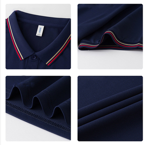 Polo sólido en blanco de secado rápido al por mayor logotipo personalizado bordado verano Polo ropa de trabajo logotipo impreso Camiseta de manga corta para hombres - Product Image 6