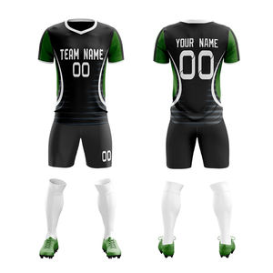 Uniformes de Football Nom Personnalisé Équipe de Football Jersey Design Modèles Ensemble Complet Uniforme de Football par Sublimation - Product Image 4